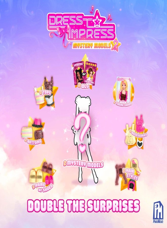 PhatMojo Dress to Impress - Mystery Model Minifigure 2-Pack (4" Tall, Series 1) [Includes DLC] - Image 3